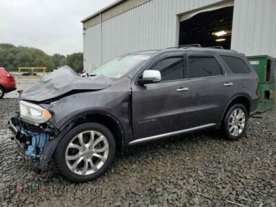 2016 Dodge DURANGO Durango CI, gray — VIN 1C4RDJEG6GC416618, Copart