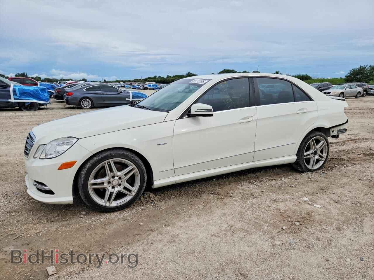 Photo WDDHF5KB8CA651636 - MERCEDES-BENZ E-CLASS 2012