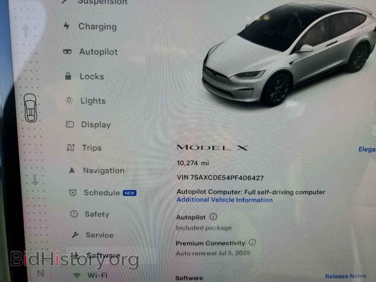 2023 TESLA MODEL X - VIN: 7SAXCDE54PF406427 - Photo 9