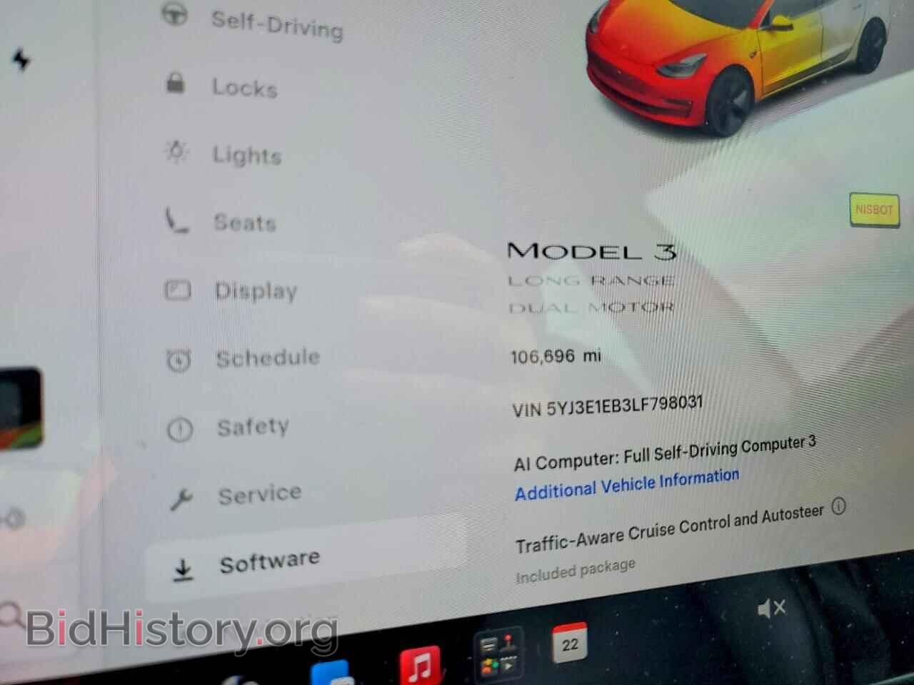 2020 TESLA MODEL 3 - VIN: 5YJ3E1EB3LF798031 - Фото 9