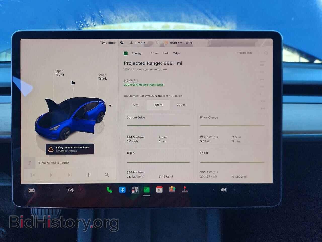 2022 TESLA MODEL 3 - VIN: 5YJ3E1EB7NF171755 - Photo 9