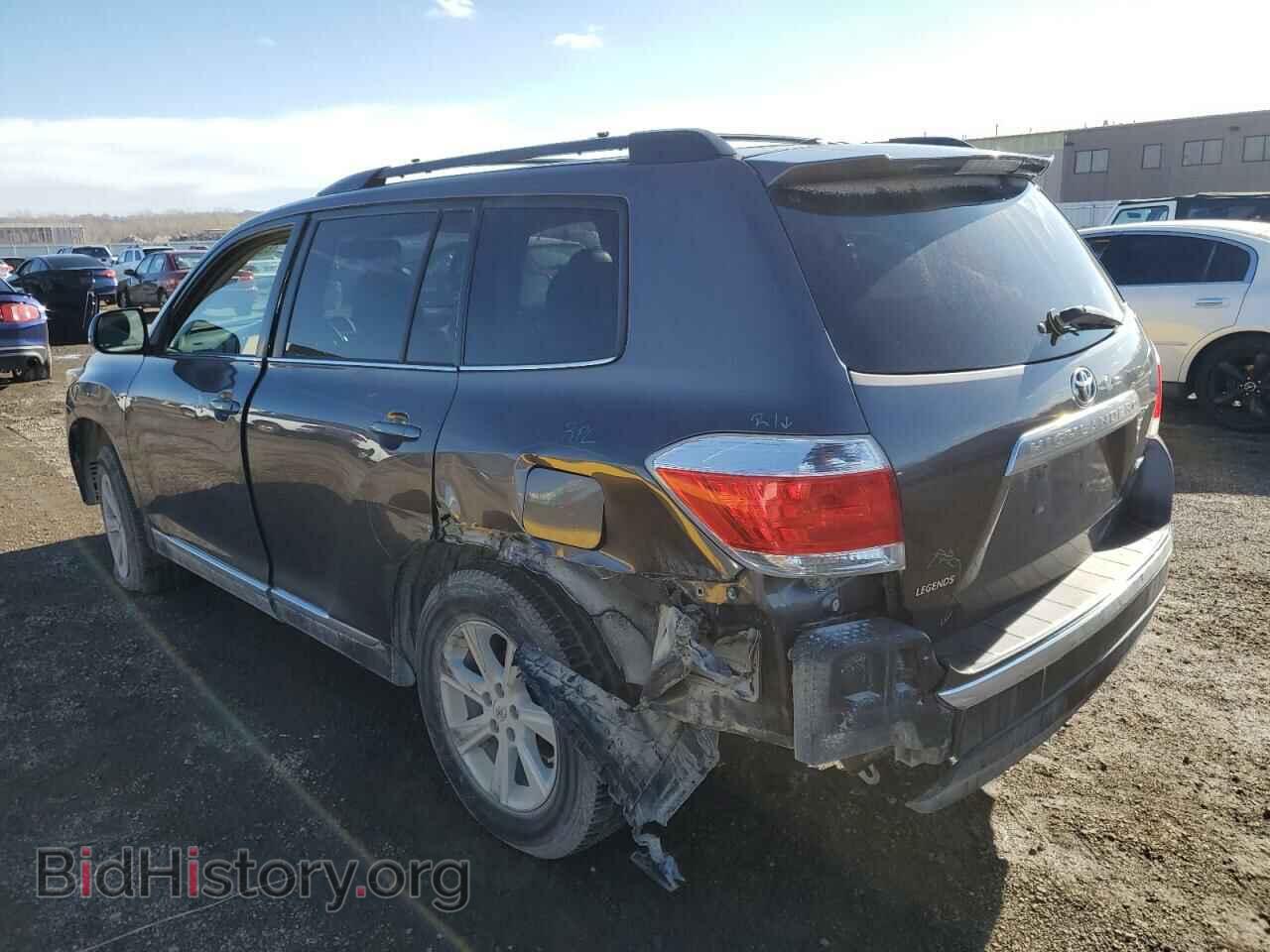 2013 TOYOTA HIGHLANDER - VIN: 5TDBK3EH8DS202512 - Фото 2
