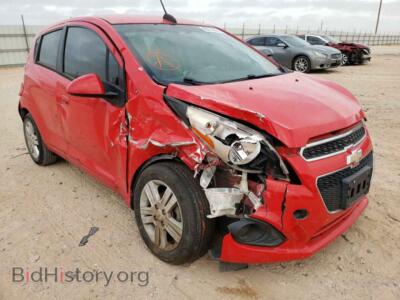 2015 Chevrolet SPARK Spark LS, red — VIN KL8CA6S90FC806753, Copart