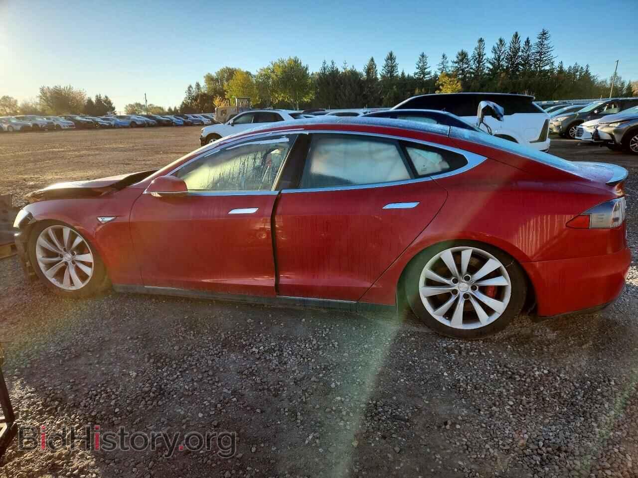 2014 TESLA MODEL S - VIN: 5YJSA1H25EFP64100 - Фото 2