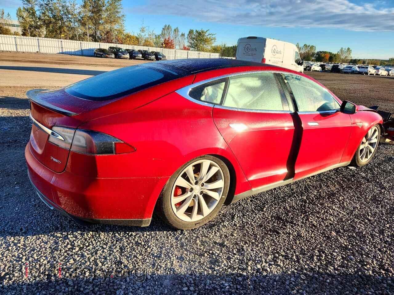 2014 TESLA MODEL S - VIN: 5YJSA1H25EFP64100 - Фото 3