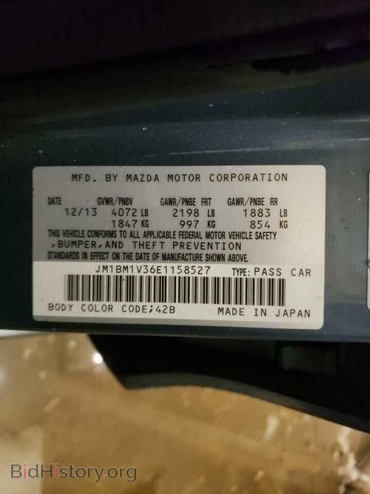 2014 MAZDA 3 - VIN: JM1BM1V36E1158527 - Фото 12