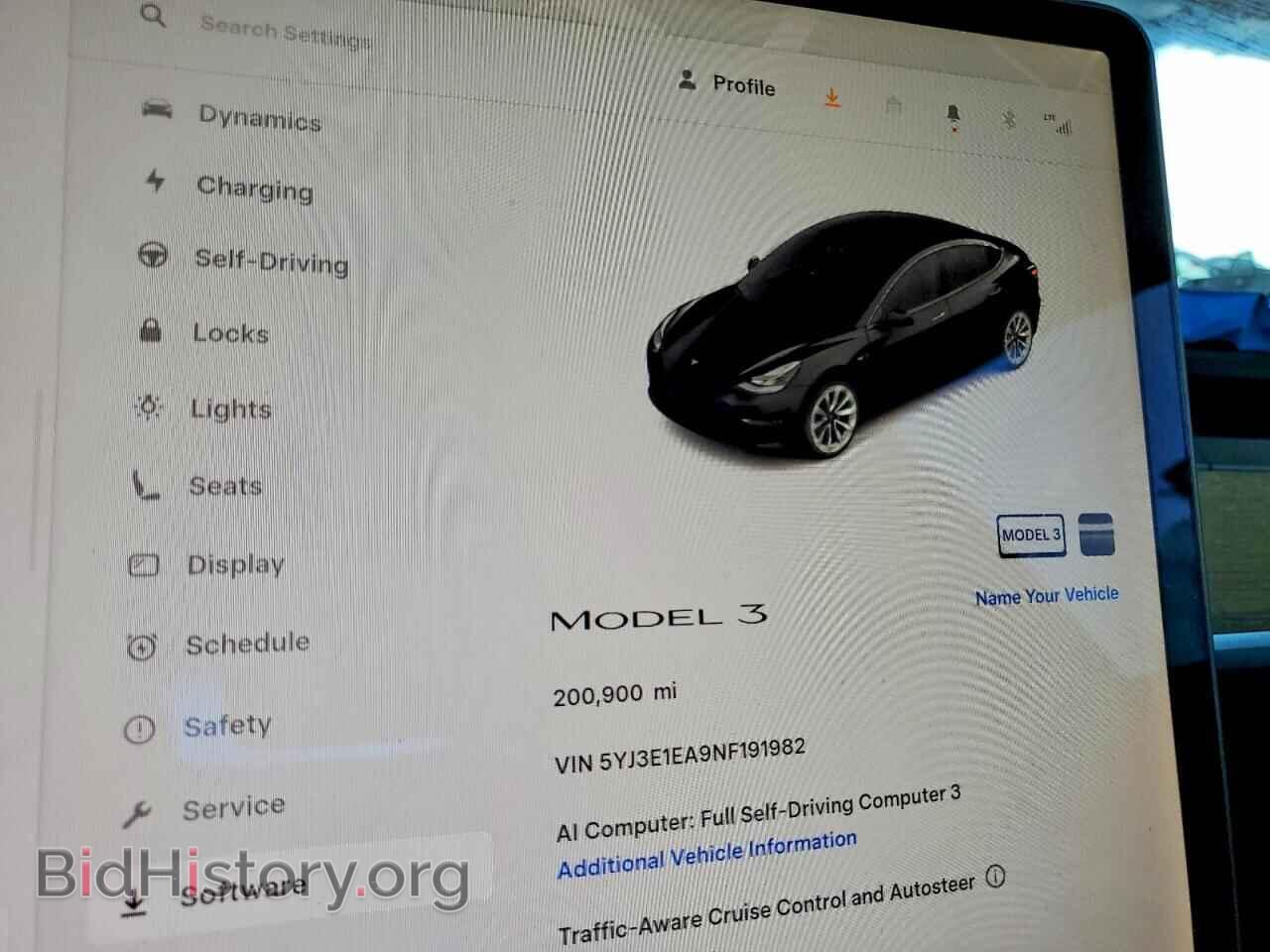 2022 TESLA MODEL 3 - VIN: 5YJ3E1EA9NF191982 - Photo 9