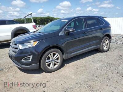 2015 Ford EDGE SEL, черный — VIN 2FMTK4J83FBC40665, Copart