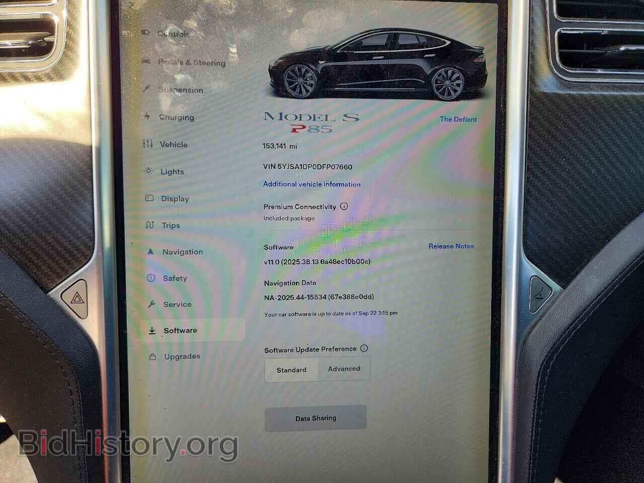 2013 TESLA MODEL S - VIN: 5YJSA1DP0DFP07660 - Photo 9