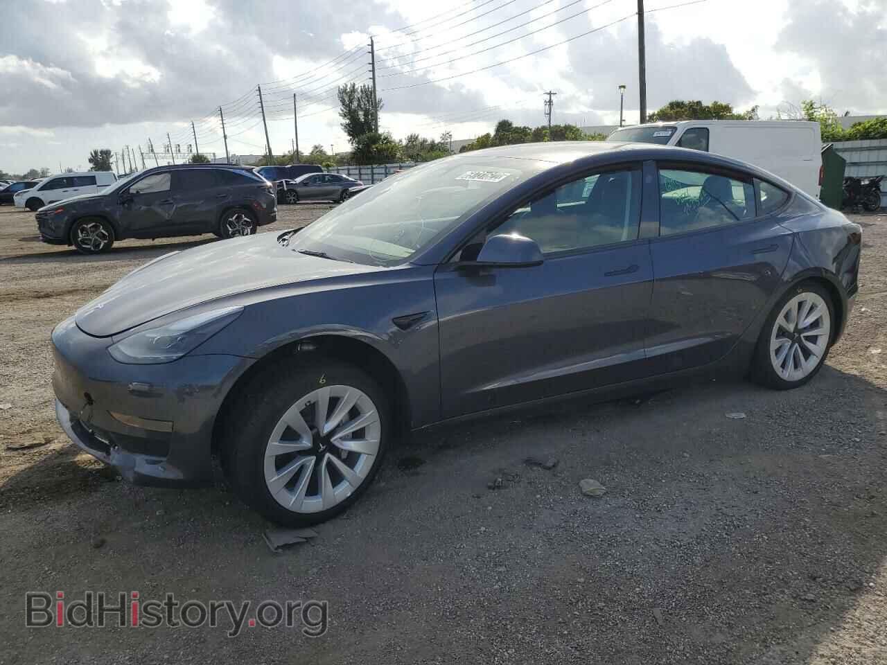 Photo 5YJ3E1EA2NF369084 - TESLA MODEL 3 2022