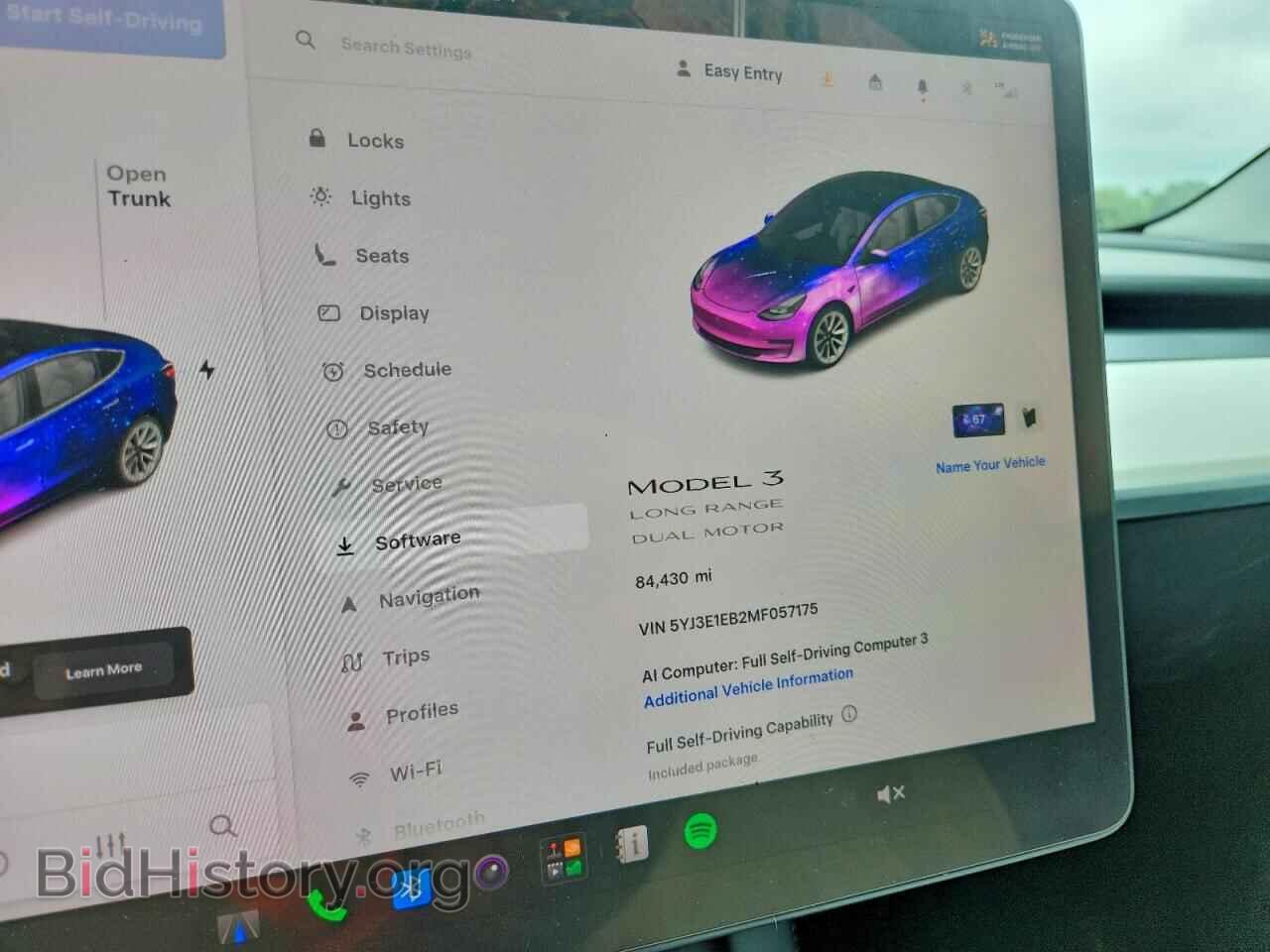 2021 TESLA MODEL 3 - VIN: 5YJ3E1EB2MF057175 - Photo 9