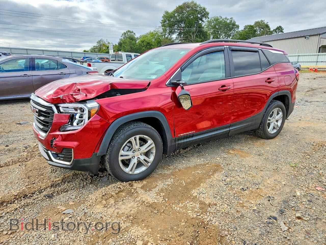 2024 GMC TERRAIN SLE (VIN 3GKALTEG5RL303802) — photo 1 of 13, Copart, damage: front end