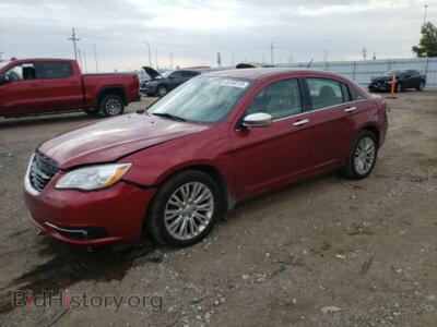 2011 Chrysler 200 200 Limite, красный — VIN 1C3BC2FB3BN565616, Copart