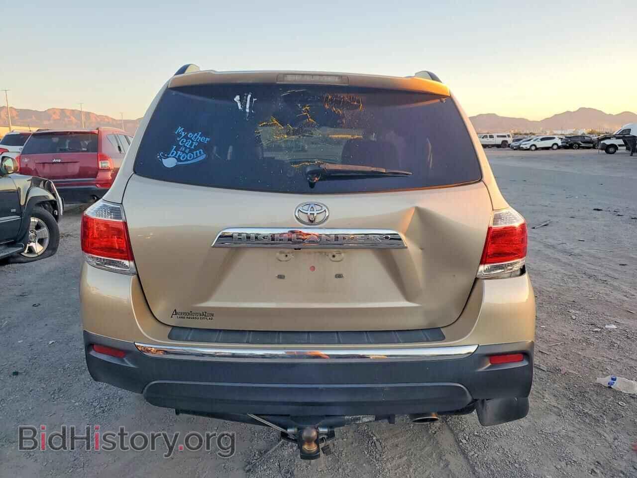 2013 TOYOTA HIGHLANDER - VIN: 5TDZK3EHXDS129934 - Фото 6