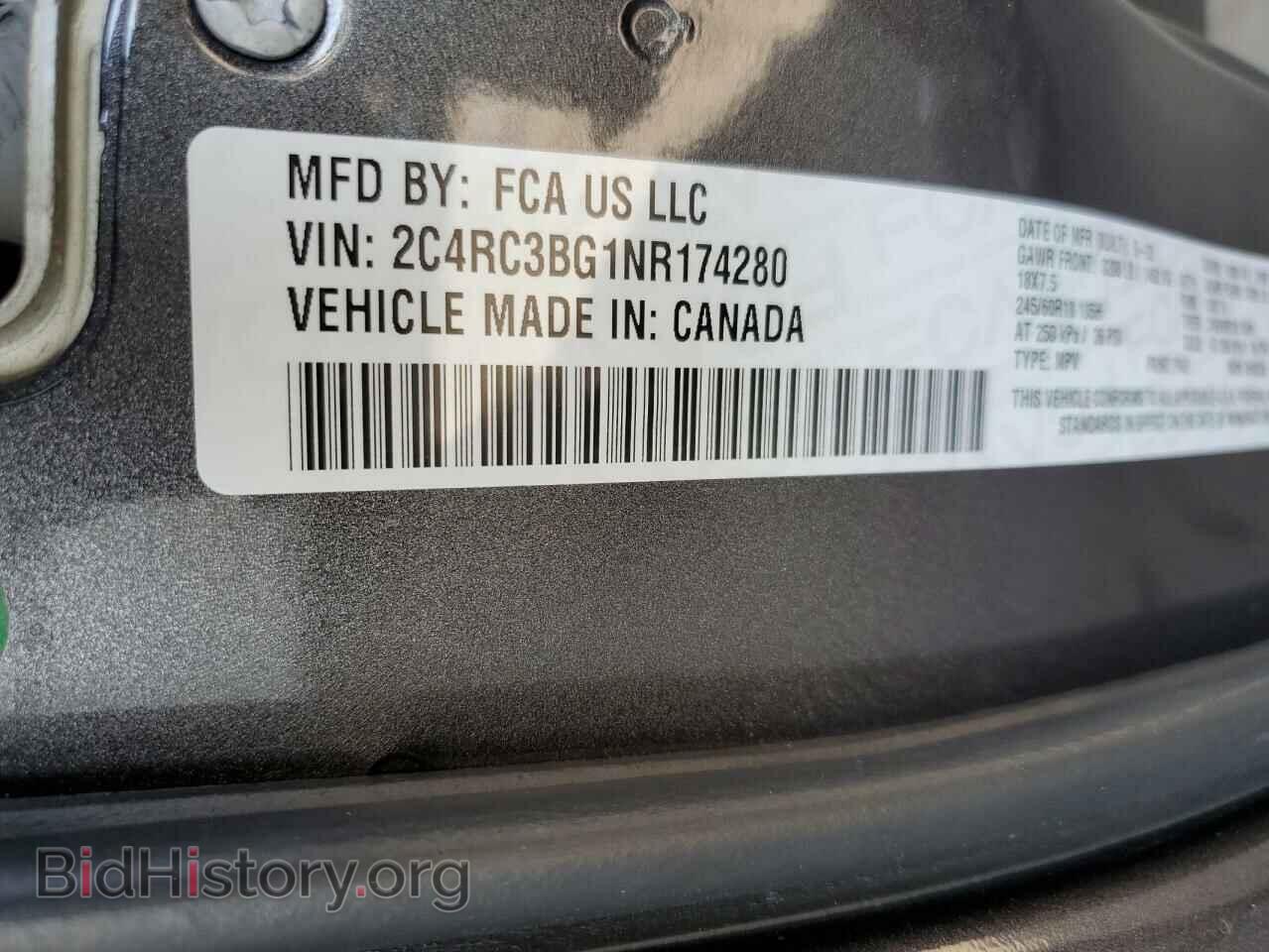 2022 CHRYSLER PACIFICA - VIN: 2C4RC3BG1NR174280 - Фото 13