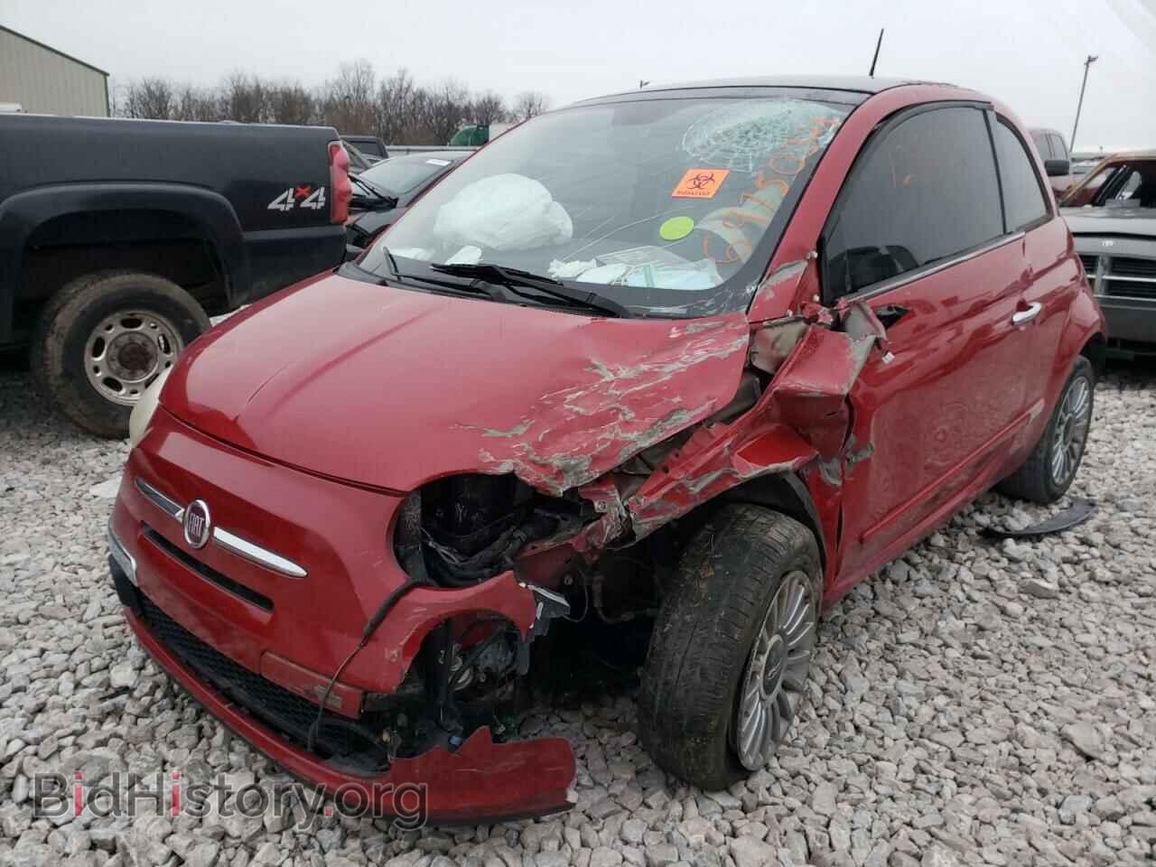2012 FIAT 500 - VIN: 3C3CFFCR6CT316636 - Фото 2