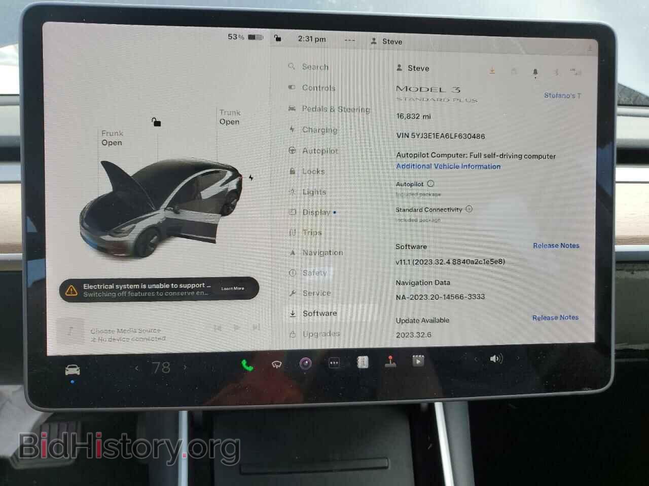 2020 TESLA MODEL 3 - VIN: 5YJ3E1EA6LF630486 - Фото 9