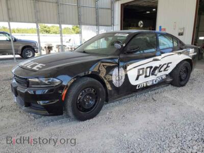 2023 Dodge CHARGER Police, black — VIN 2C3CDXKG8PH644151, Copart