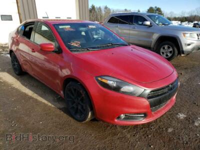2014 Dodge DART Dart SXT, красный — VIN 1C3CDFBB5ED871323, Copart