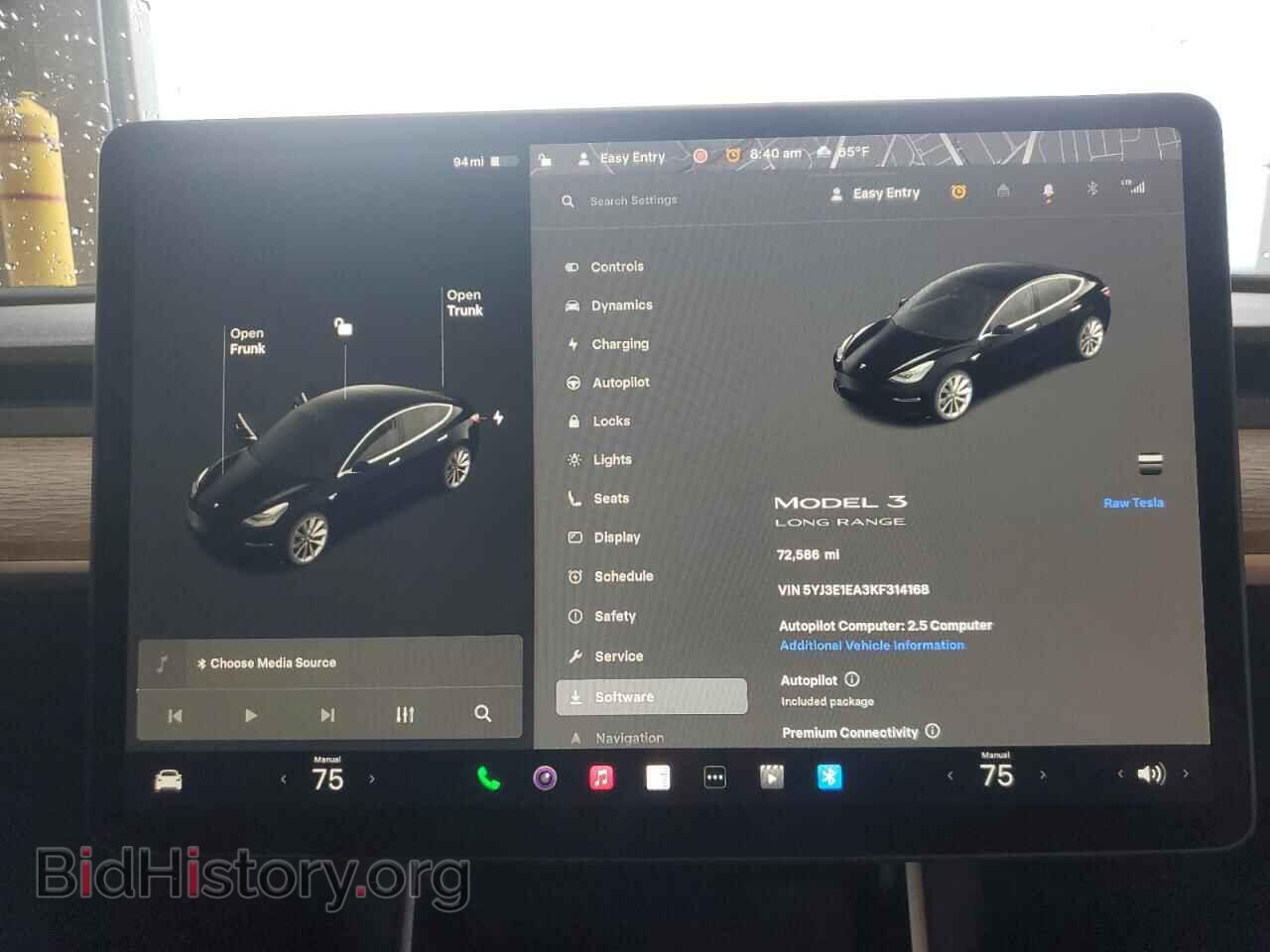 2019 TESLA MODEL 3 - VIN: 5YJ3E1EA3KF314168 - Photo 9