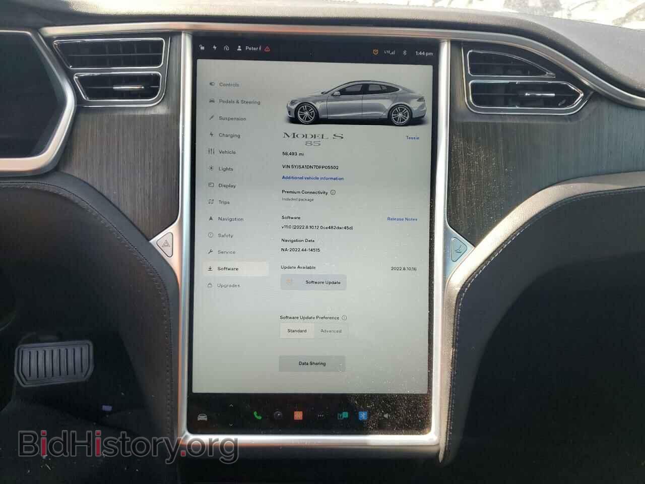 2013 TESLA MODEL S - VIN: 5YJSA1DN7DFP05502 - Фото 9