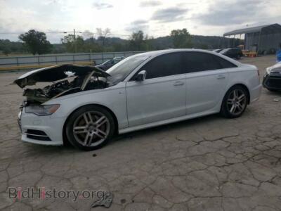 2016 Audi A6 A6 Premium, белый — VIN WAUGFAFC3GN174367, Copart