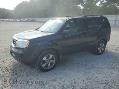 2013 Honda PILOT EXL, черный — VIN 5FNYF4H57DB044738, Copart