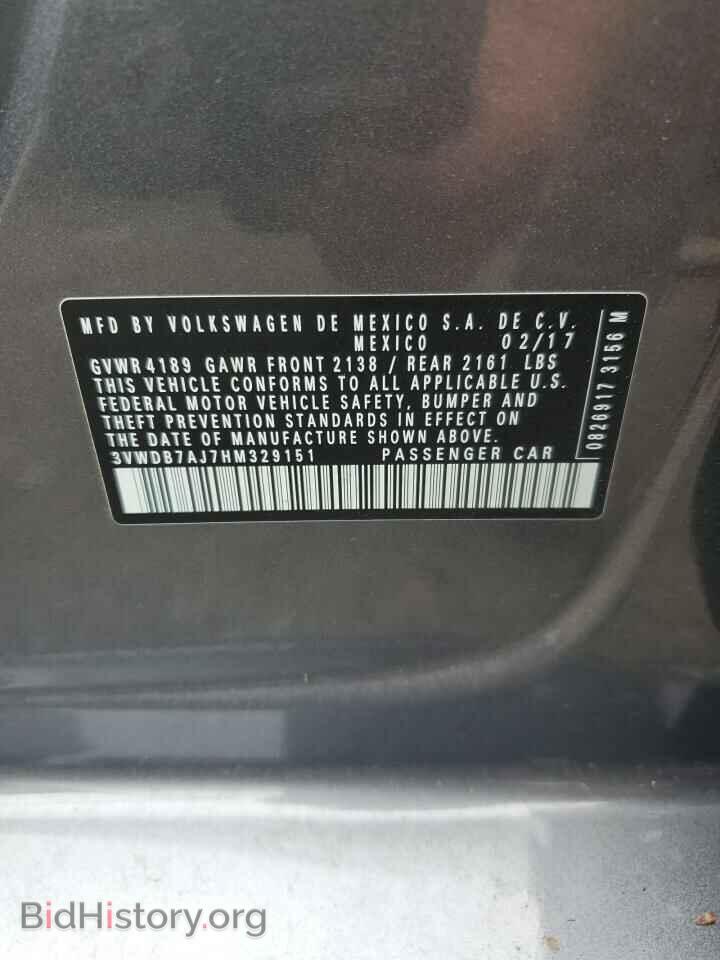 2017 VOLKSWAGEN JETTA - VIN: 3VWDB7AJ7HM329151 - Photo 13