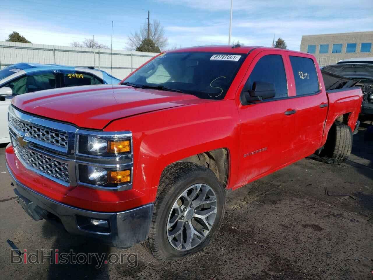 2014 CHEVROLET SILVERADO - VIN: 3GCUKREC6EG435739 - Фото 2