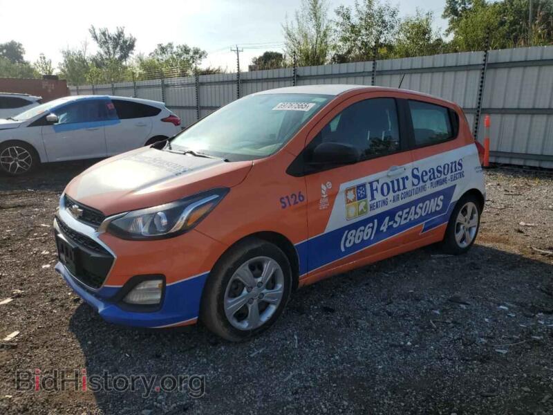 2021 Chevrolet SPARK LS (VIN KL8CB6SAXMC737297) — photo 1 of 14, Copart, damage: rear end