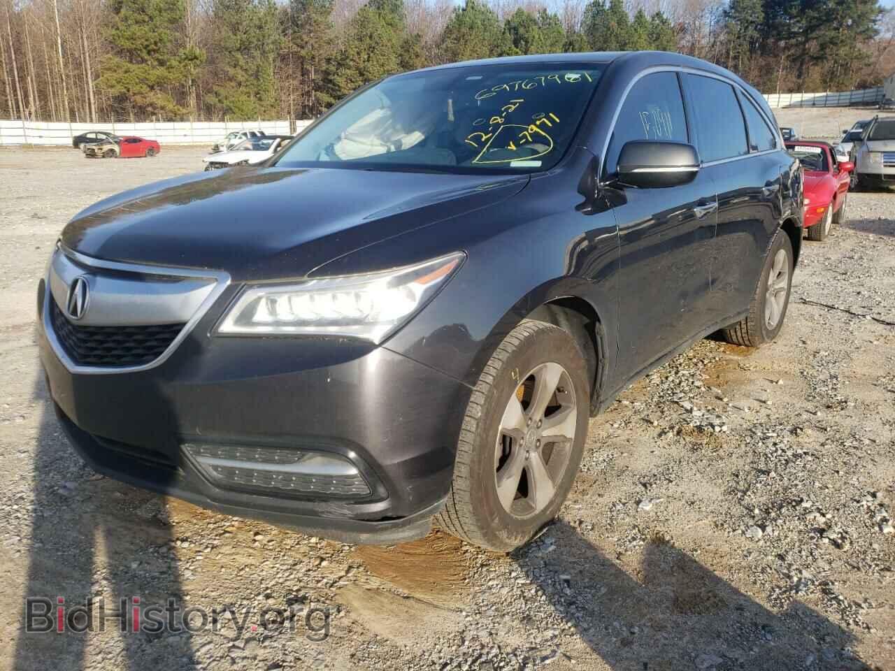 2014 ACURA MDX - VIN: 5FRYD3H27EB007971 - Фото 2