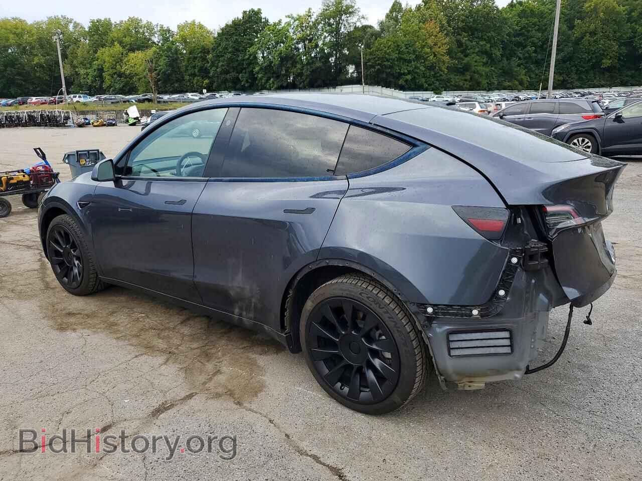 2022 TESLA MODEL Y - VIN: 7SAYGDEE2NA009267 - Фото 2