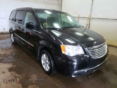 2011 Chrysler MINIVAN Town & COU, black — VIN 2A4RR5DG0BR614812, Copart