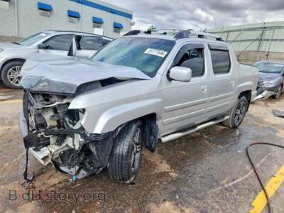 2012 Honda RIDGELINE RTL, silver — VIN 5FPYK1F54CB458997, Copart