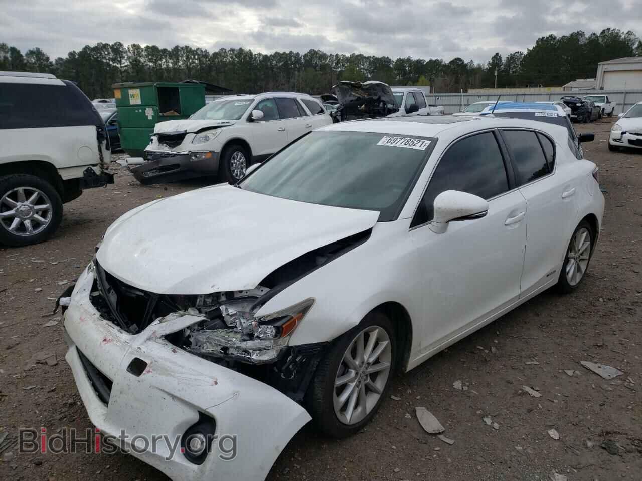 2012 LEXUS CT 200 - VIN: JTHKD5BH4C2088961 - Фото 2