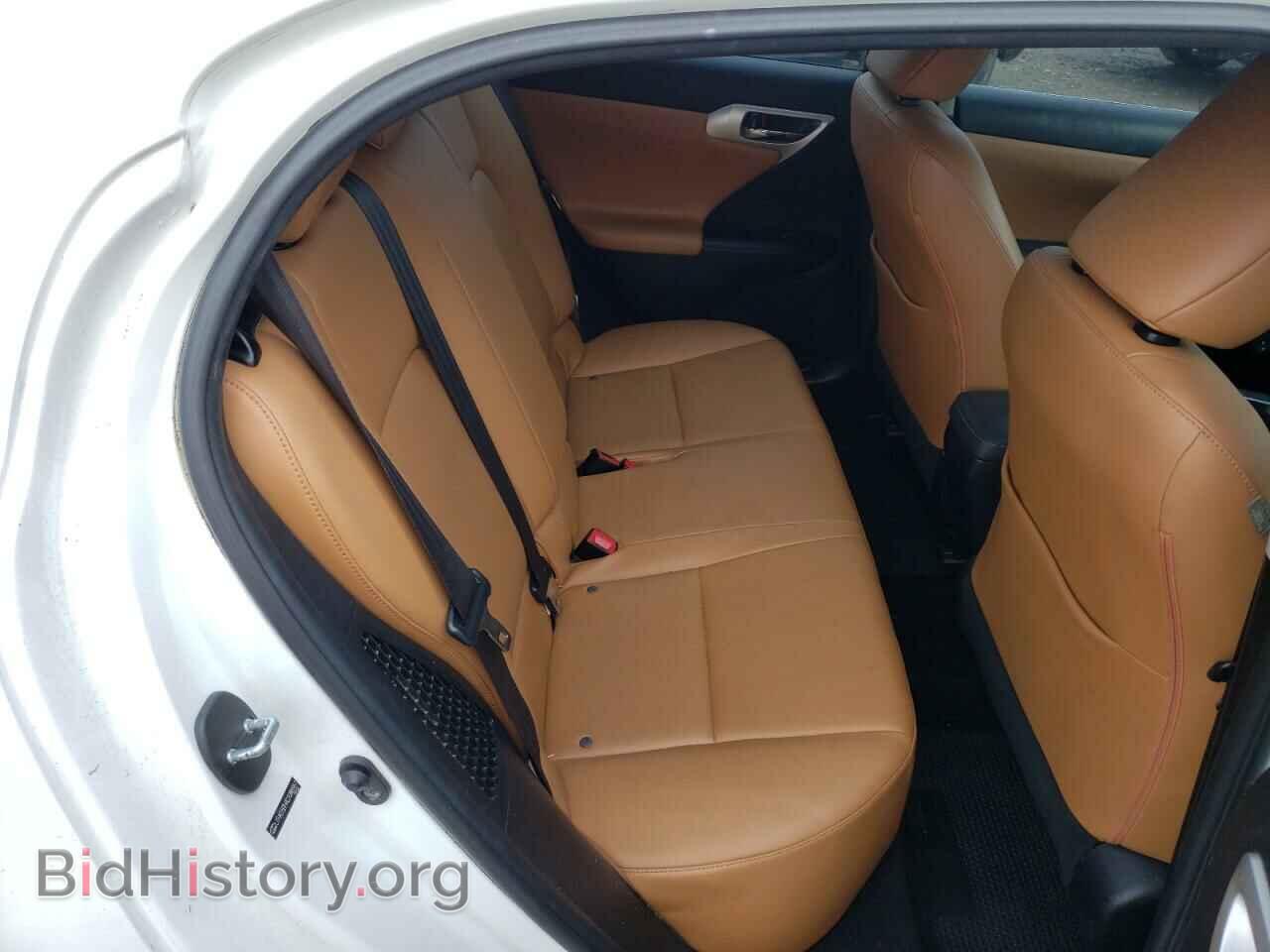 2012 LEXUS CT 200 - VIN: JTHKD5BH4C2088961 - Фото 6