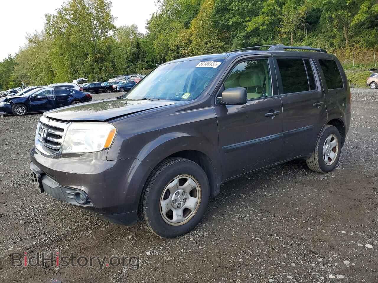 Photo 5FNYF4H25CB005151 - HONDA PILOT 2012