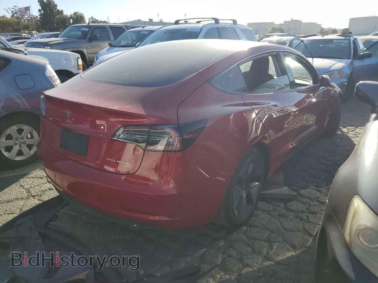 2022 TESLA MODEL 3 - VIN: 5YJ3E1EBXNF343728 - Фото 3