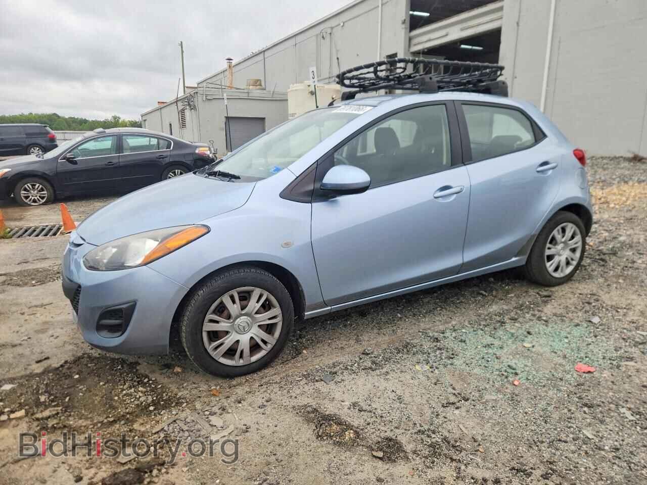 2013 Mazda 2 (VIN JM1DE1KZ2D0159984) — photo 1 of 12, Copart, damage: front end