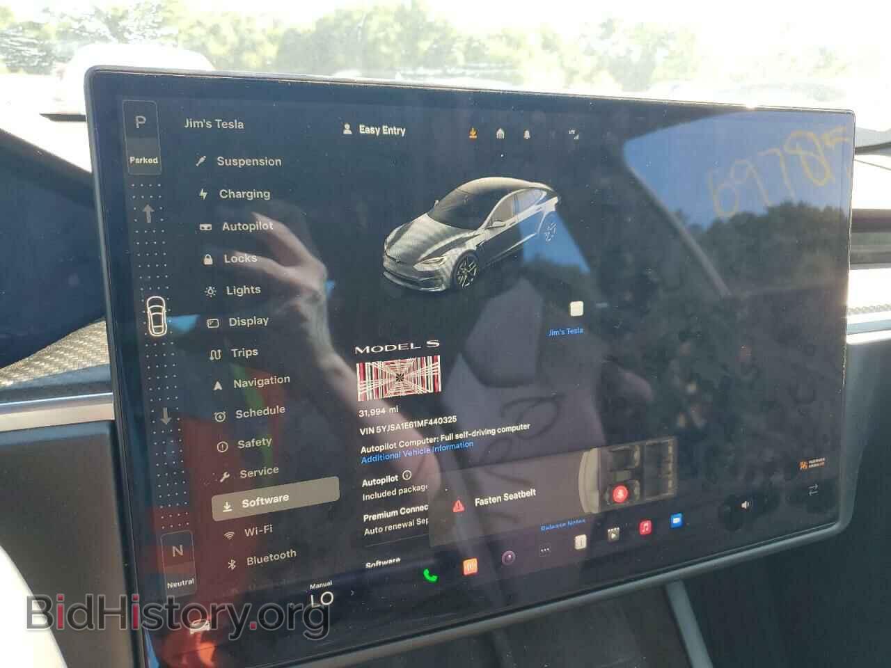 2021 TESLA MODEL S - VIN: 5YJSA1E61MF440325 - Photo 9