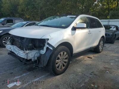 2009 Ford EDGE Edge Limit, белый — VIN 2FMDK49C69BA99804, Copart