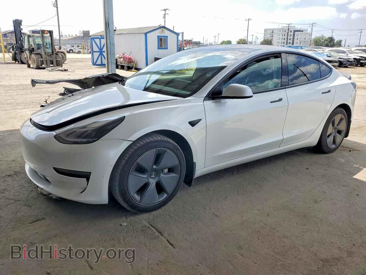 Photo 5YJ3E1EA0MF058980 - TESLA MODEL 3 2021