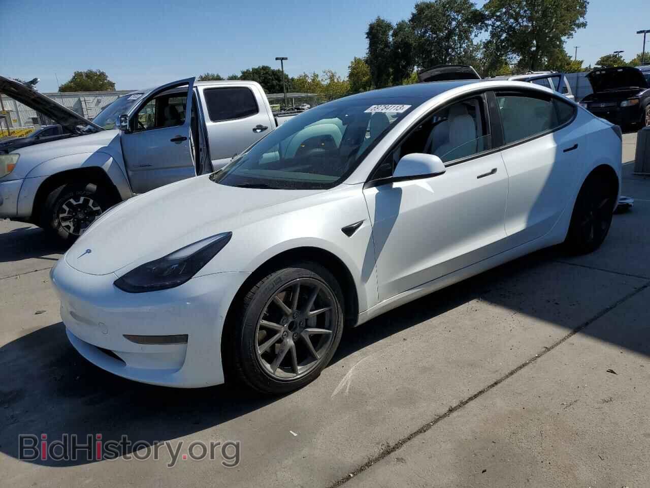 Photo 5YJ3E1EA3NF360166 - TESLA MODEL 3 2022