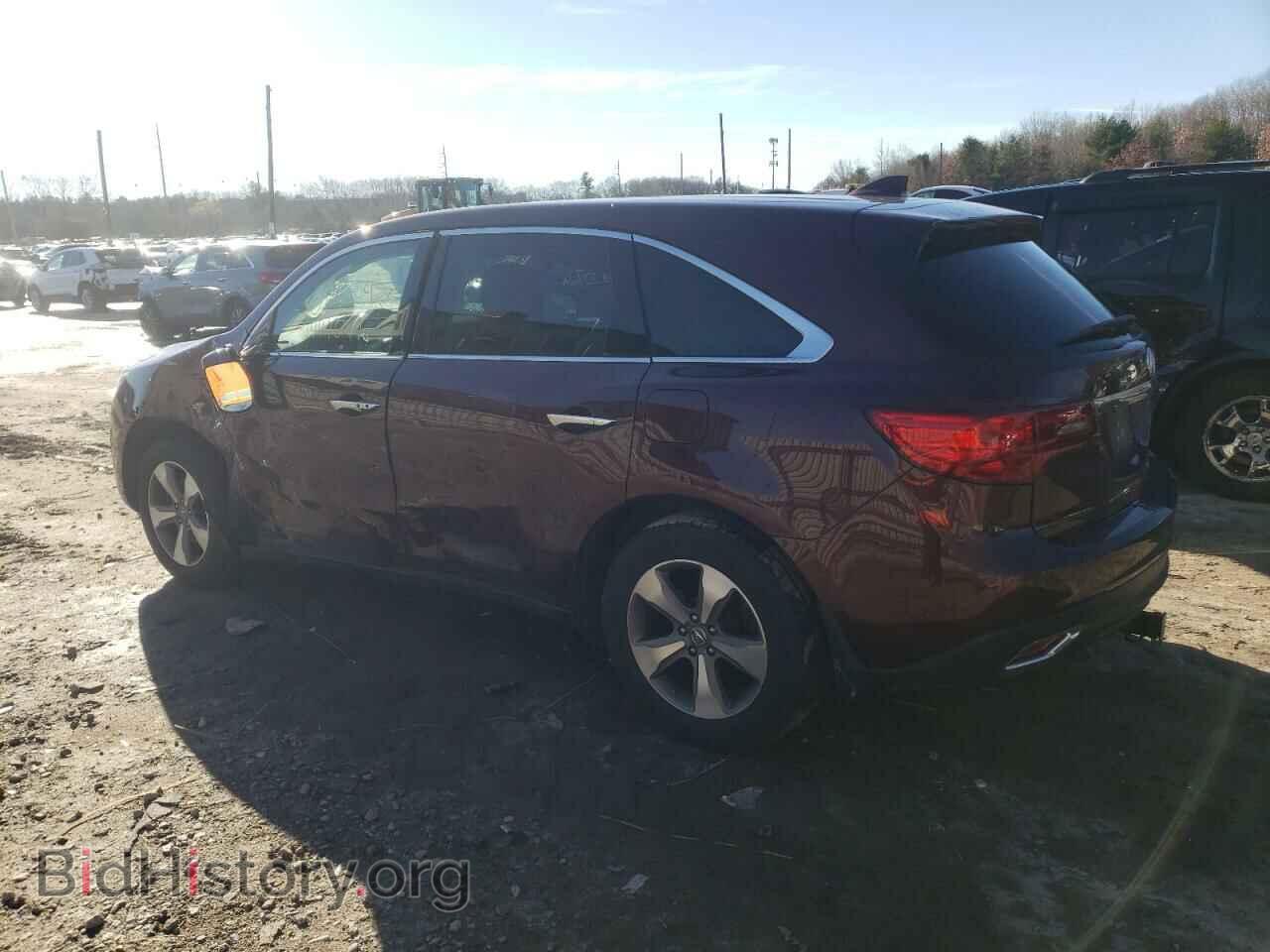 2014 ACURA MDX - VIN: 5FRYD4H25EB005951 - Фото 2