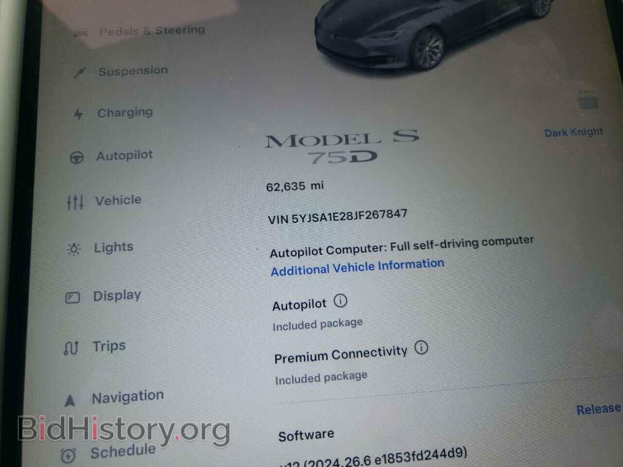 2018 TESLA MODEL S - VIN: 5YJSA1E28JF267847 - Фото 9