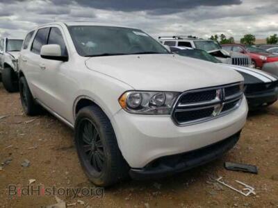 2012 Dodge DURANGO SXT, белый — VIN 1C4RDJAG7CC295159, Copart