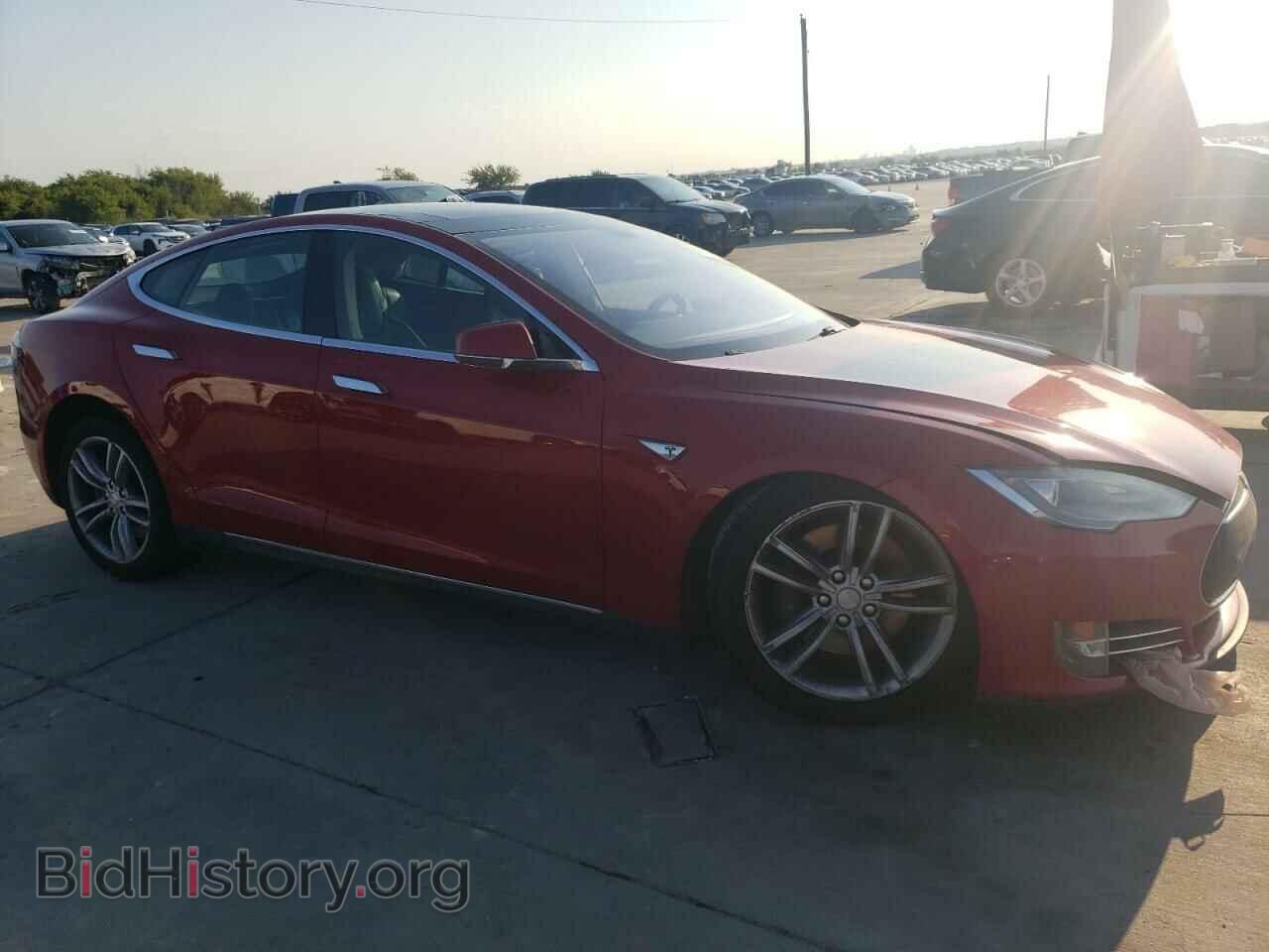 2014 TESLA MODEL S - VIN: 5YJSA1H14EFP43701 - Фото 4