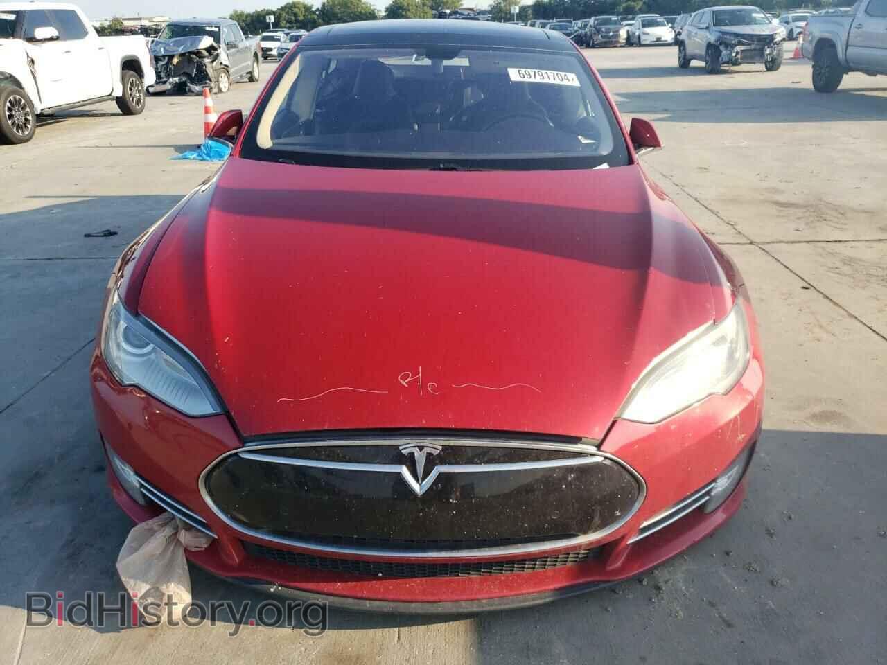 2014 TESLA MODEL S - VIN: 5YJSA1H14EFP43701 - Фото 5