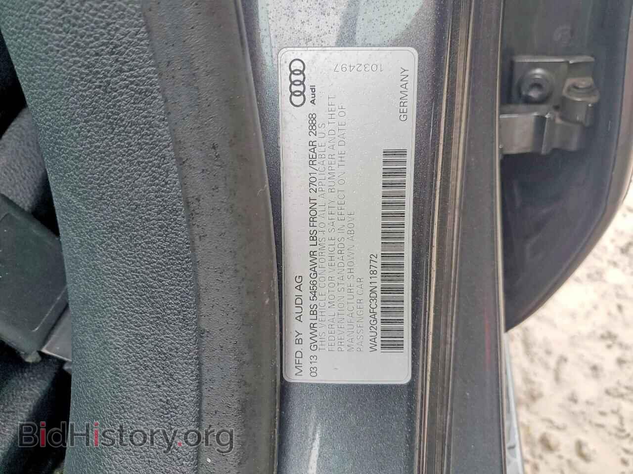 2013 AUDI A7 - VIN: WAU2GAFC3DN118772 - Photo 12