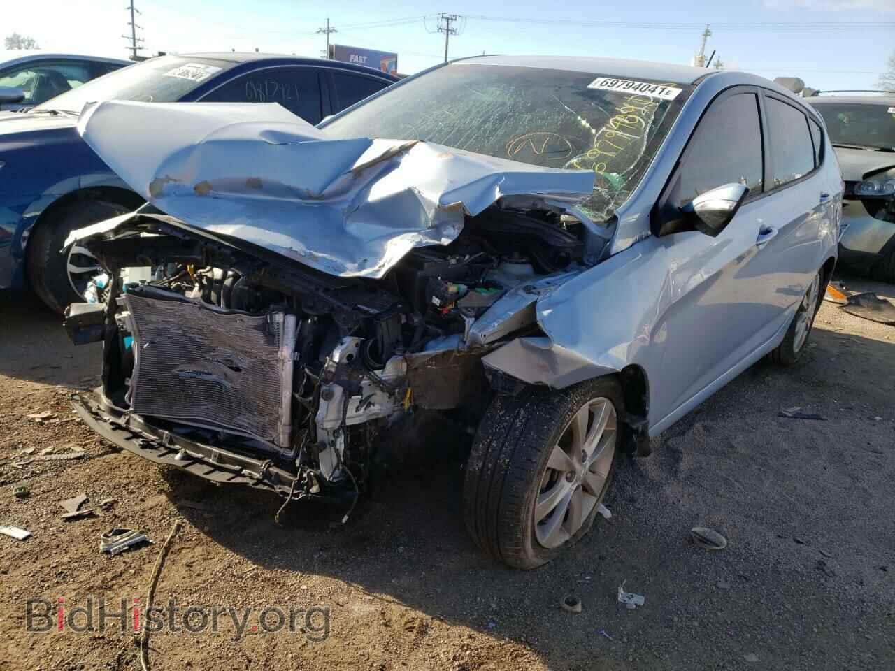 2014 HYUNDAI ACCENT - VIN: KMHCU5AE6EU177320 - Фото 2